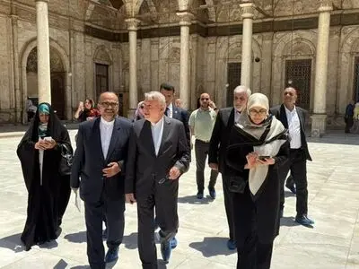 بازتاب پیوند تمدن‌ها در قلب قاهره/ بازدید صالحی‌امیری از مسجد تاریخی محمدعلی