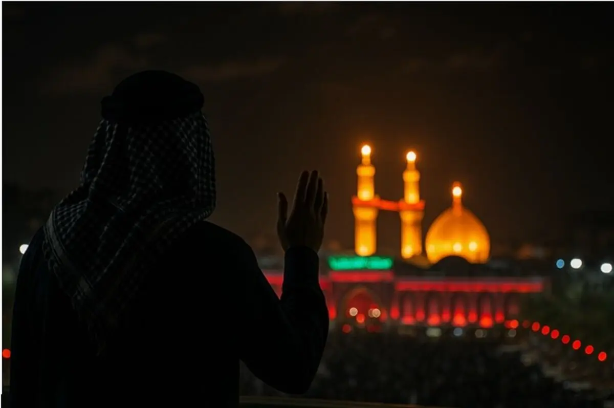 ​زیارت امام حسین در شب جمعه از راه دور