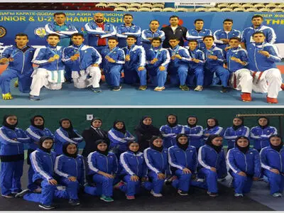 بازگشت تیم های کاراته نوجوانان و جوانان از رقابتهای قهرمانی آسیا