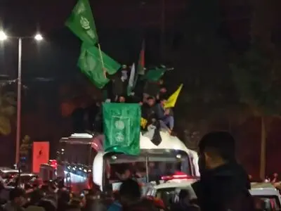 اولین اسرای فلسطینی آزاد شدند + فیلم