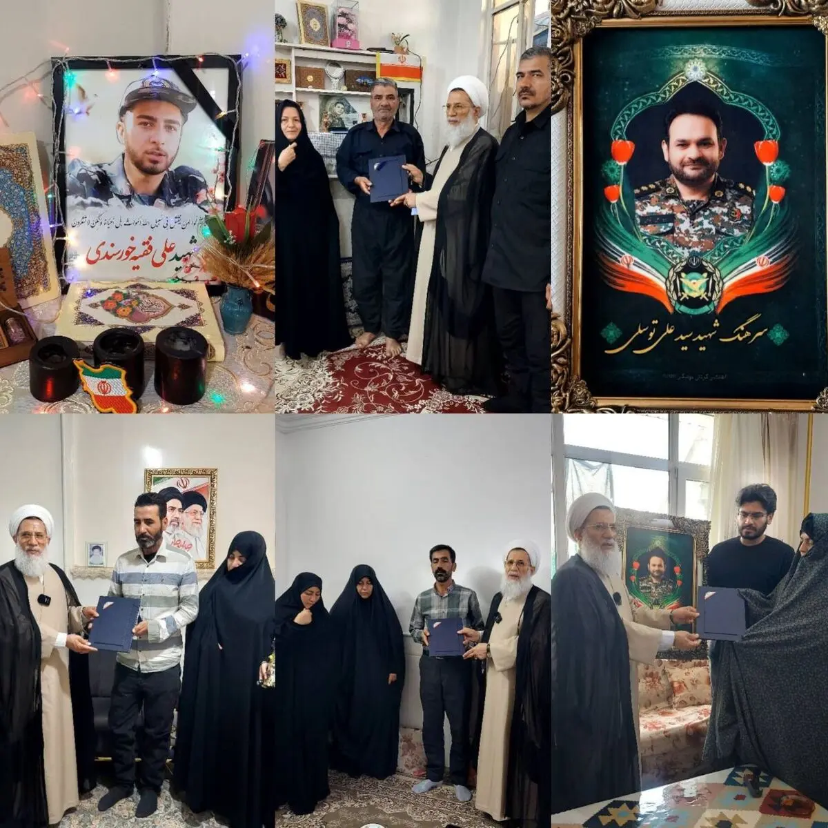 رئیس سازمان عقیدتی سیاسی ارتش با خانواده شهدای ارتش دیدار کرد