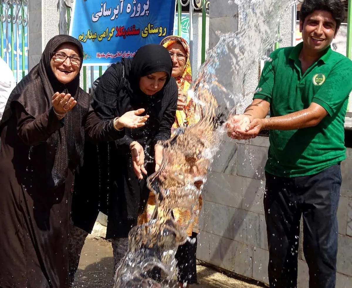 چاه آب شرب روستای سقندیکلای مازندران  وارد مدار بهره برداری شد