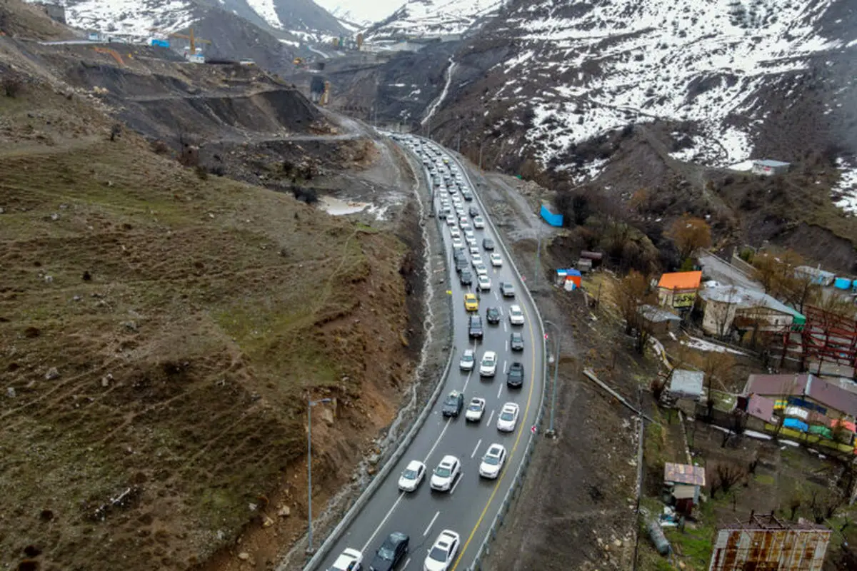 جاده چالوس و آزادراه تهران - شمال یک طرفه می‌شود