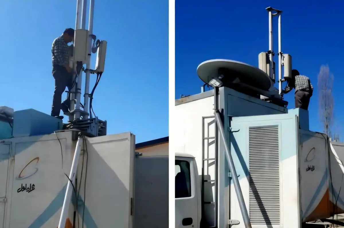 استقرار سایت پرتابل تلفن همراه در الیت چالوس