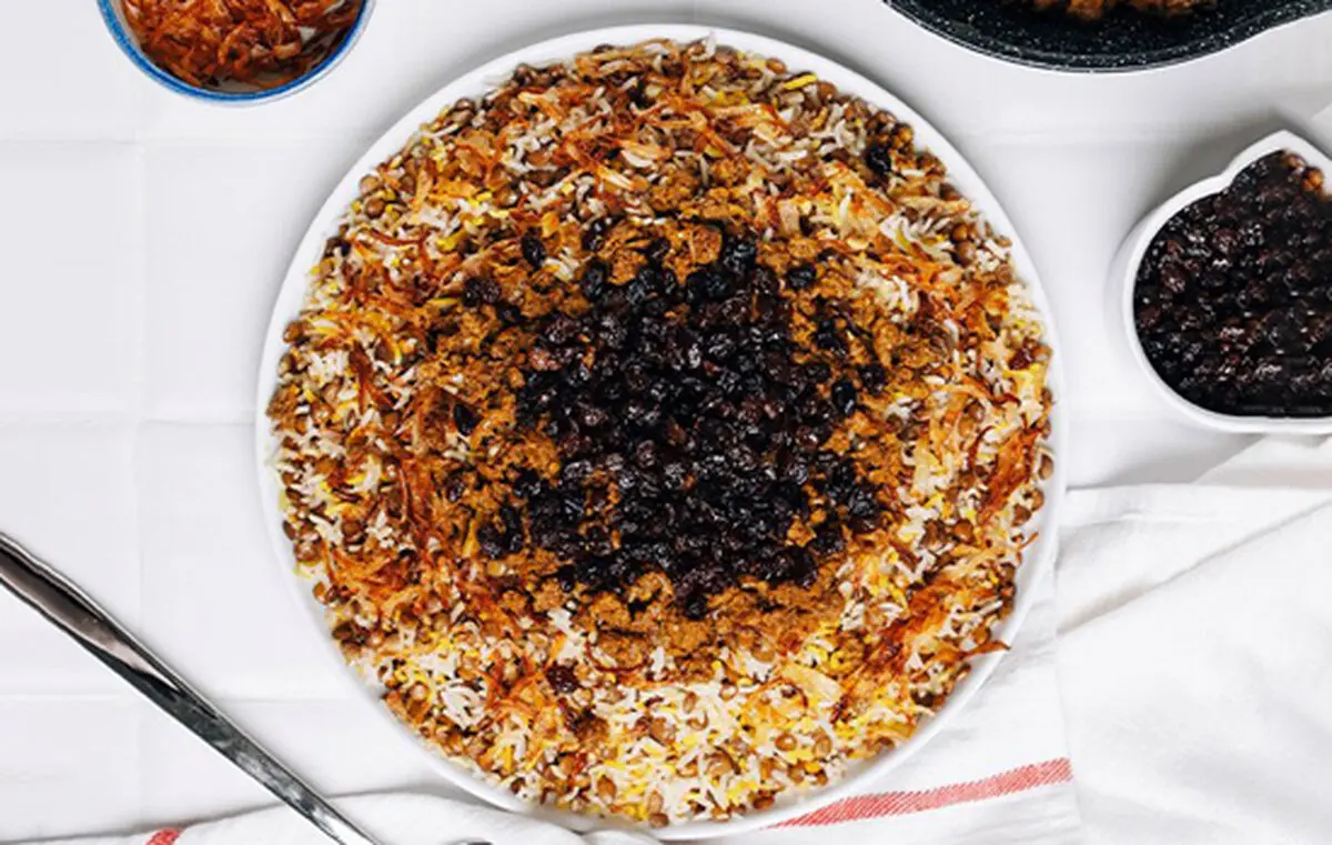 طرز تهیه عدس پلو مجلسی؛ طعمی بی‌نظیر 