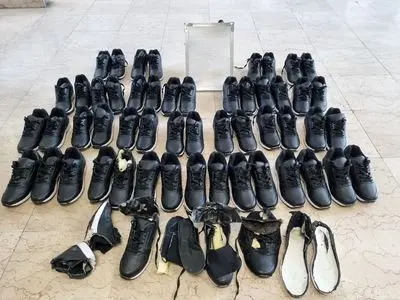 جاسازی تریاک در محموله کفش