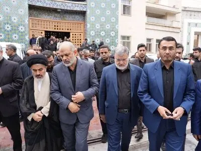 مراسم تشییع شهیدان خدمت در تبریز برگزار شد