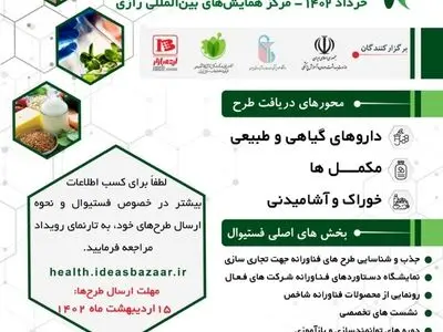دومین فستیوال ملی ایده بازار فناوری سلامت برگزار می‌شود