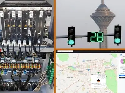 اتصال اولین تقاطع مجهز به کنترلر برنامه‌پذیر چراغ راهنمایی به مرکز کنترل ترافیک