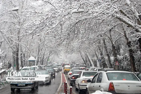 اولین برف 1402 در تهران