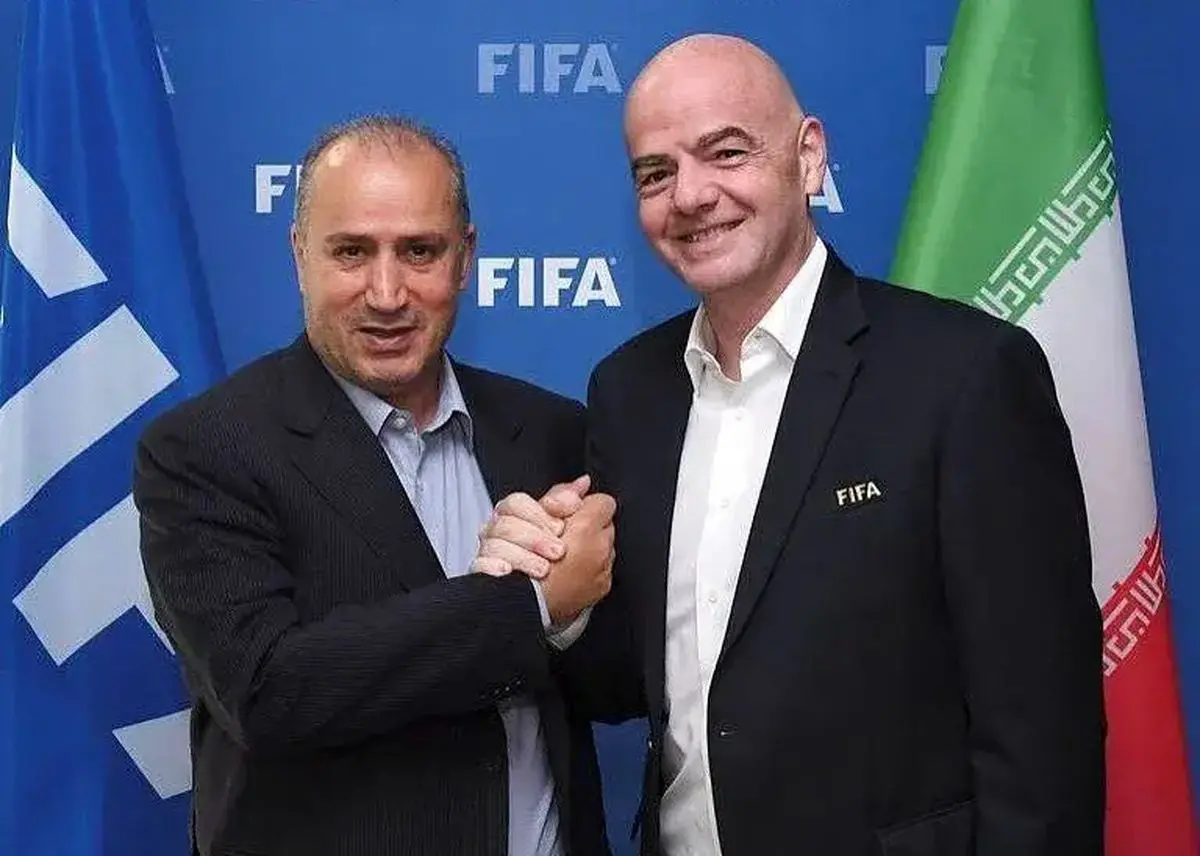 تقدیر رئیس فیفا از یک دهه تعامل سازنده با فدراسیون فوتبال ایران