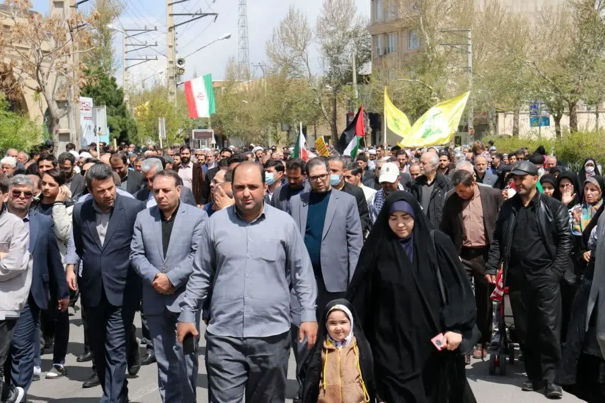 راهپیمایی روز قدس در ارومیه برگزار شد