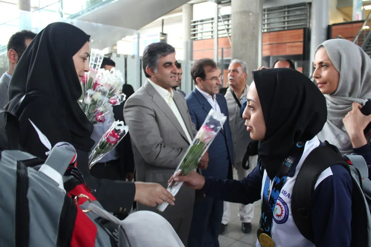 کاروان سرافراز ورزش کارگری وارد کشورمان شد