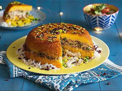 طرز تهیه ته‌چین مرغ
