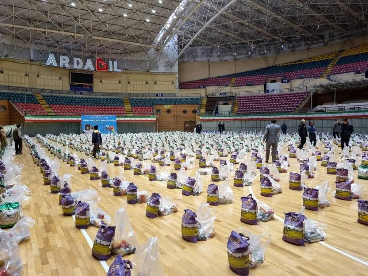 توزیع سه هزار و ۵۰۰ بسته معیشتی در آذربایجان شرقی