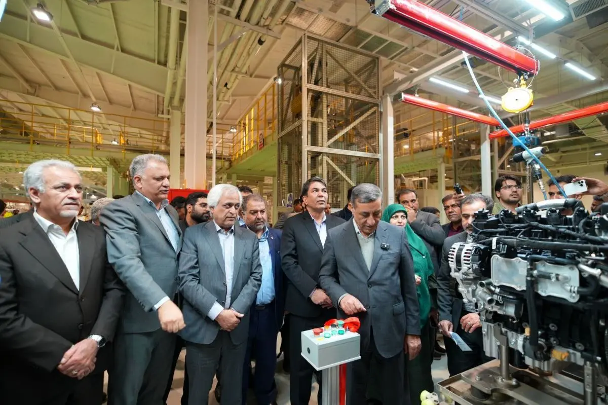افتتاح خط تولید موتورهای جدید در کرمان موتور