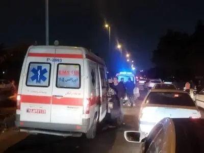 تصادف پیکان وانت با جرثقیل در خوزستان/۵ نفر مصدوم شدند