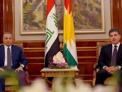 دیدار الکاظمی با نچیروان بارزانی