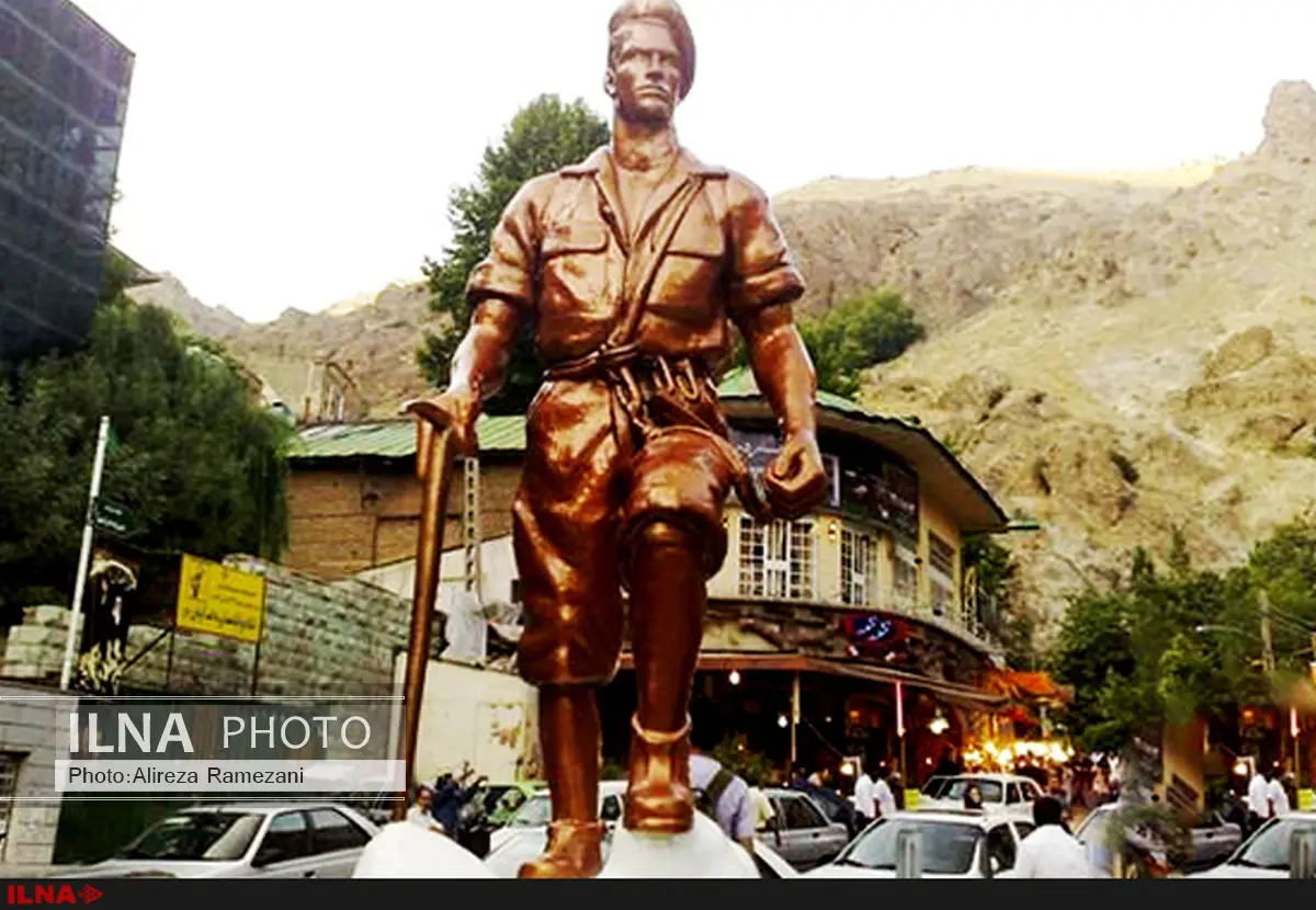 ساماندهی تندیس «کوهنورد» میدان دربند