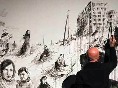اثر بزرگمهر حسین‌پور به نفع زلزله‌زدگان به فروش می‌رسد