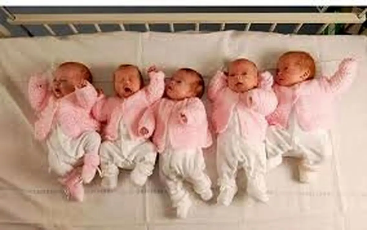 خلاقیت خنده دار یک زوج برای سفارش کالسکه 6قلوهایشان +فیلم