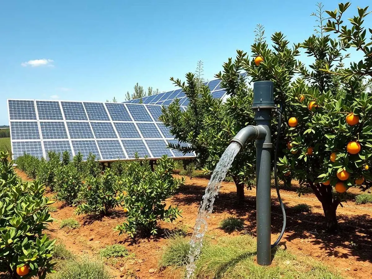 احداث نیروگاه‌های خورشیدی برای چاه‌های کشاورزی کلید خورد