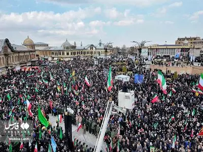 بیعت مردم همدان با سومین رهبر جمهوری اسلامی ایران
