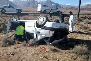 واژگونی پراید در برخوار پنج مصدوم داشت