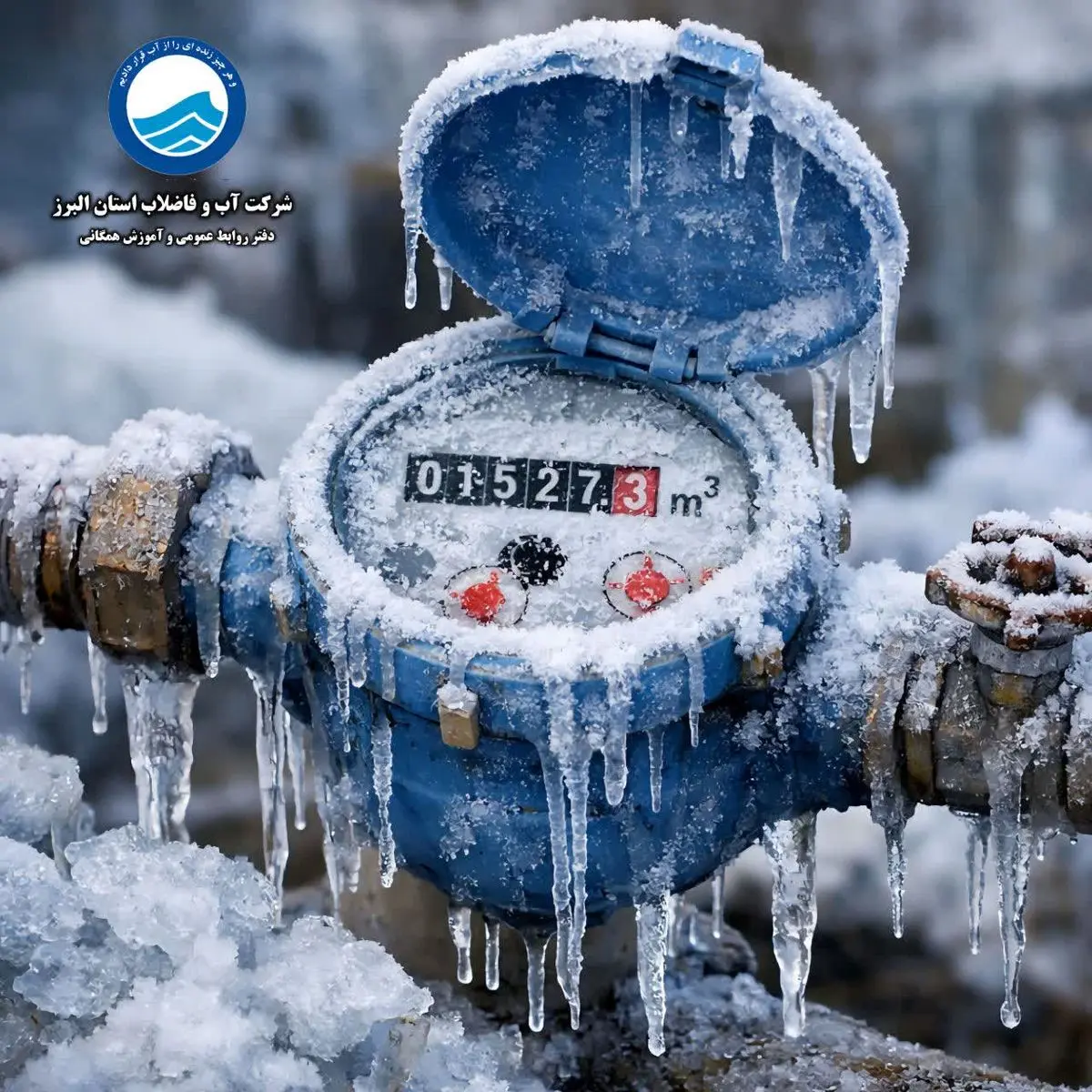 مراقب یخ زدگی کنتور آب باشید