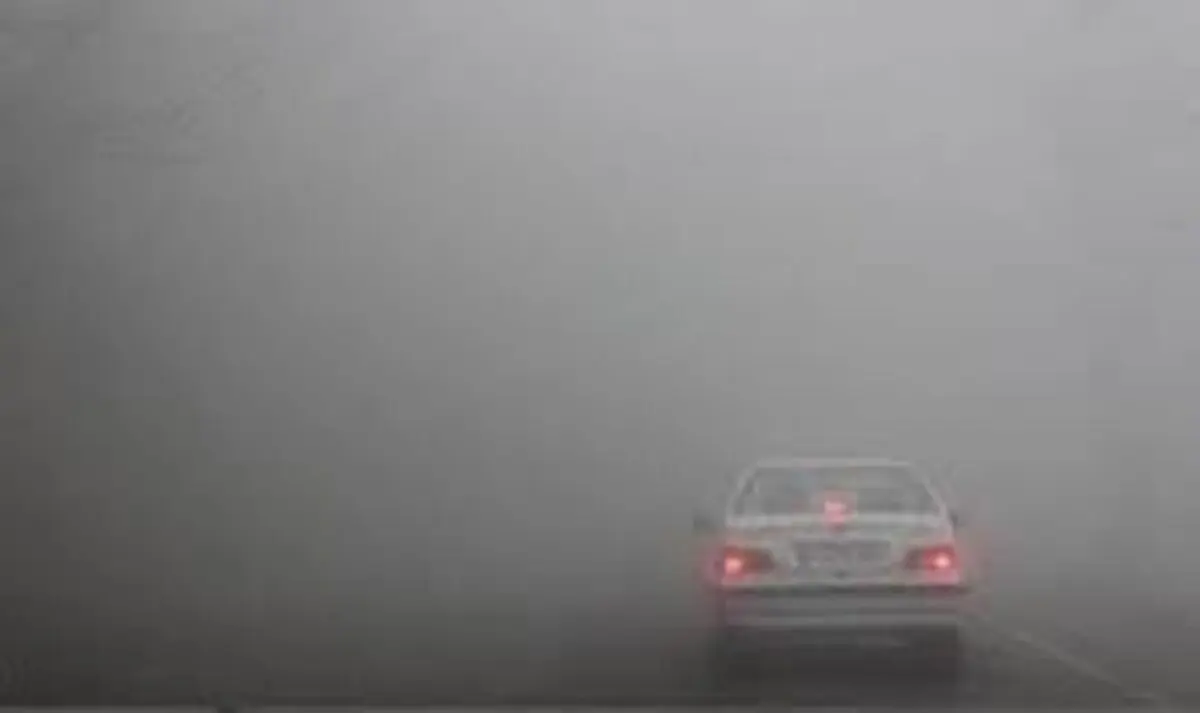 مه‌گرفتگی و لغزندگی برخی از جاده‌های شمالی خراسان رضوی