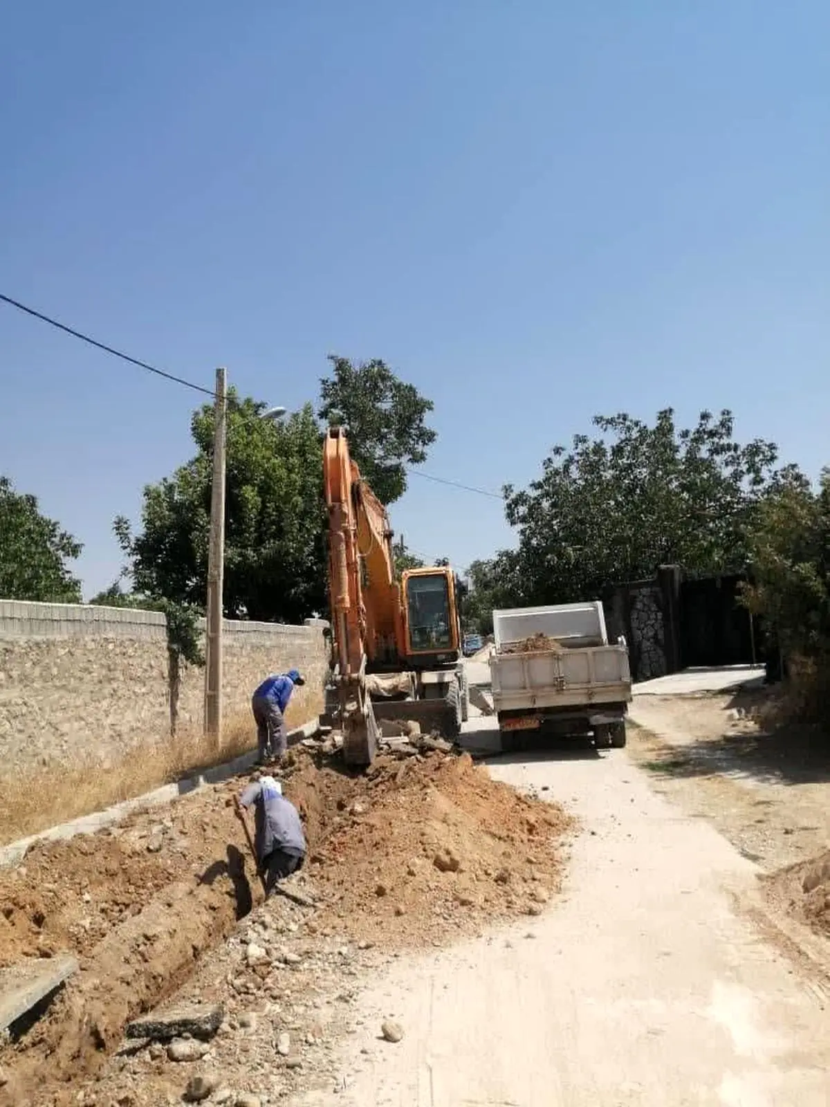 اصلاح شبکه بخش روستایی آبفا شیراز 