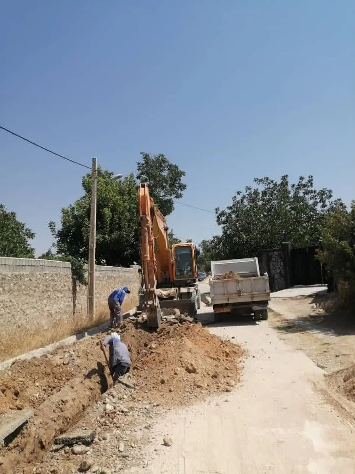اصلاح شبکه بخش روستایی آبفا شیراز 