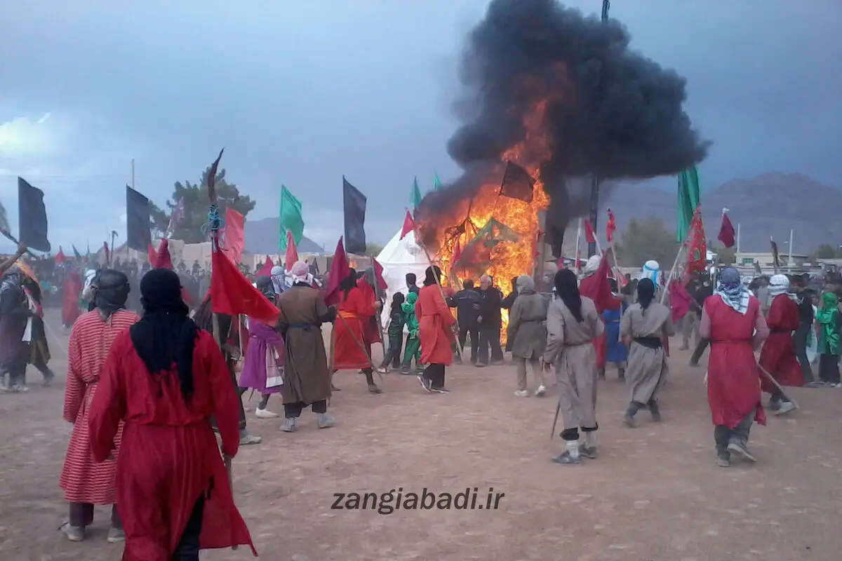  تعزیه‌خوانى در جوار بارگاه ملکوتى امام رضا(ع)