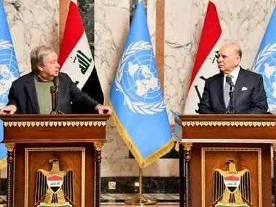 غوتیریش من بغداد: واثقون بأن العراقیین سیتغلبون على التحدیات