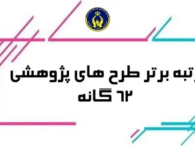 طرح های پژوهشی 62 گانه کمیته امداد البرز، حائز رتبه برتر شد