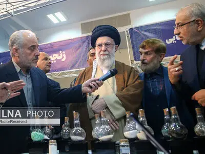 Supreme Leader visits domestic products exhibition