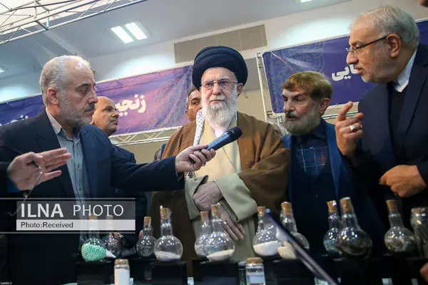 Supreme Leader visits domestic products exhibition