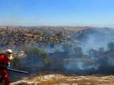 آتش‌سوزی در تالاب دهنو بروجن مهار شد؛ احتمال عمدی بودن حریق وجود دارد