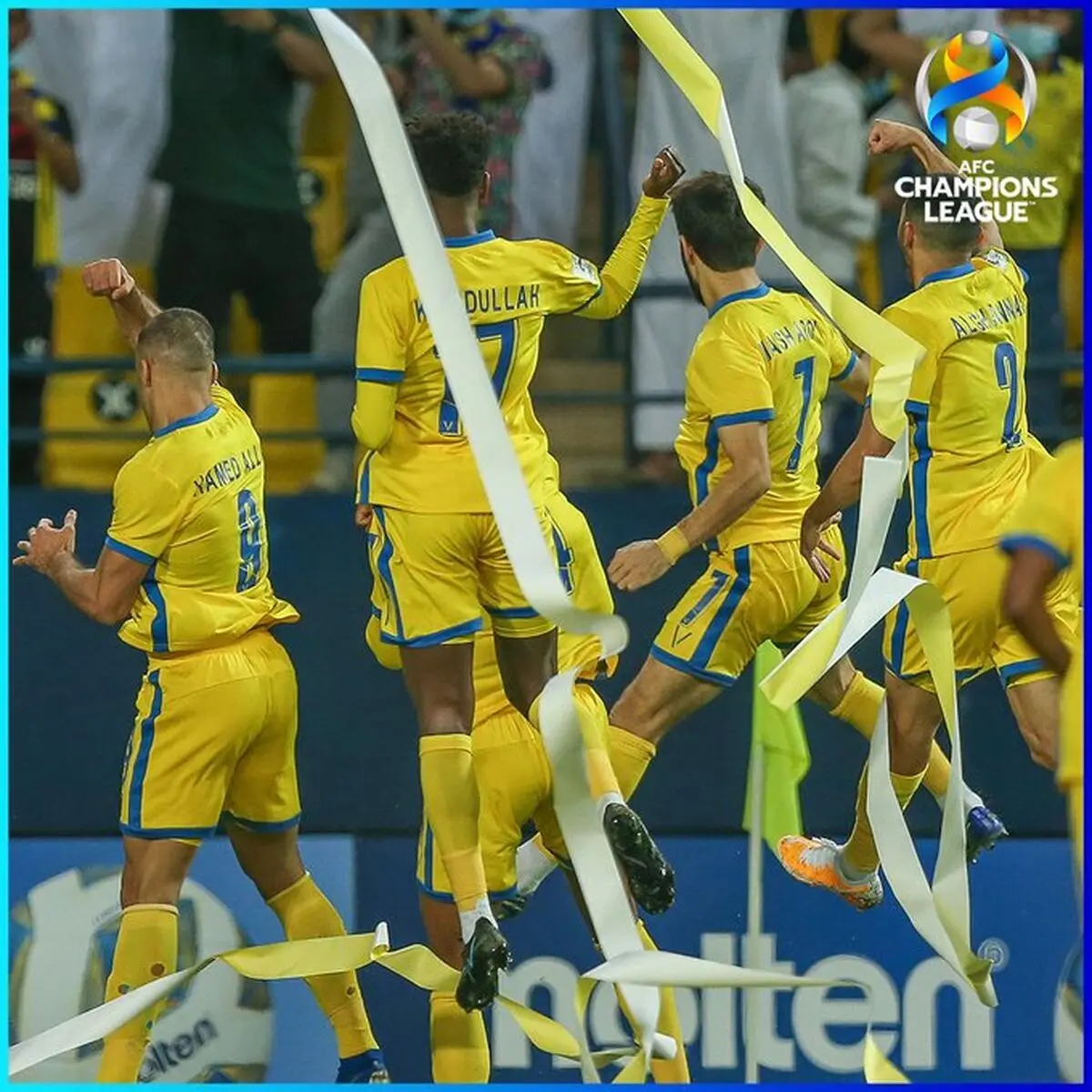 النصر عربستان ۵ - الوحده امارات یک؛ صعود مقتدرانه نماینده عربستان 