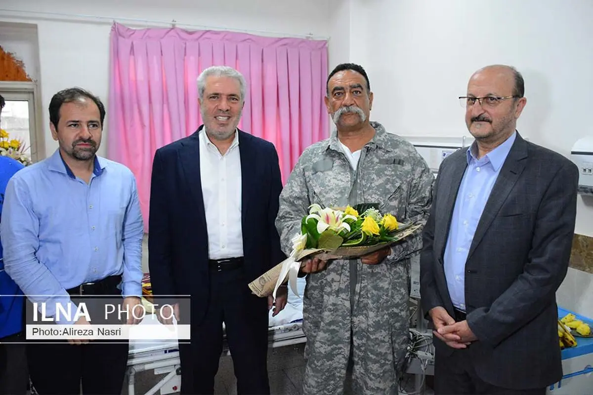 عیادت مونسان از مسئول دهکده طبیعت قزوین/ دعوت از گردشگران برای بازدید از مجموعه باراجین