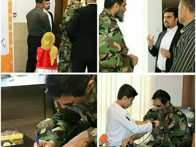 بازدید مشاور فرمانده کل سپاه از بنیاد نیکوکاری "دست‌های مهربان"