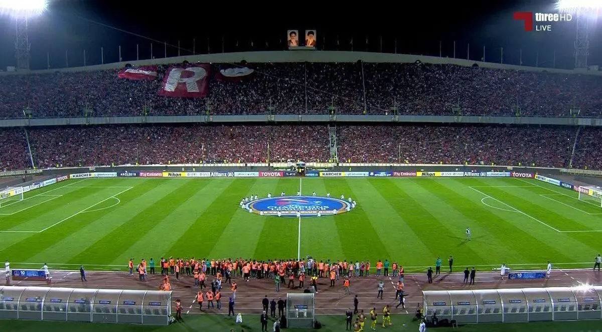 ویدیو: رونمایی از طرح موزاییکی استقلال و پرسپولیس در دربی