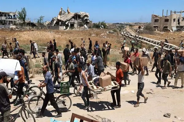 شهادت دستکم ۱۷ فلسطینی طی تیراندازی نیروهای صهیونیست به محل توزیع کمک‌های بشردوستانه