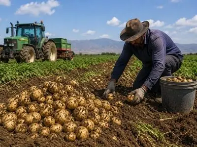 آغاز برداشت ۷۰ هزار تن سیب‌زمینی تابستانه در آذربایجان شرقی