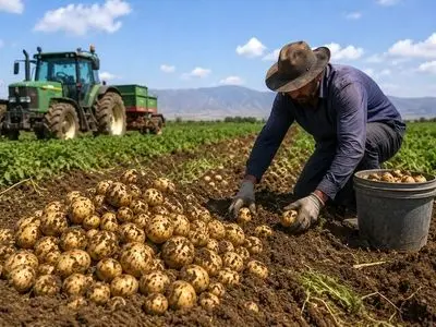 آغاز برداشت ۷۰ هزار تن سیب‌زمینی تابستانه در آذربایجان شرقی