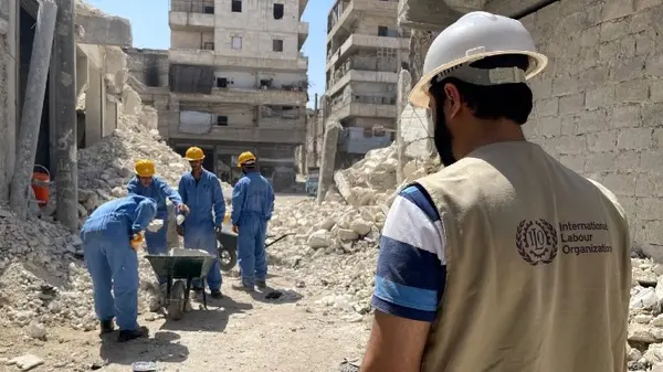 ورود سازمان جهانی کار به ایجاد شغل در مناطق زلزله زده سوریه 
