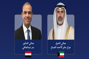 گفت‌وگوی تلفنی وزرای خارجه کویت و مصری