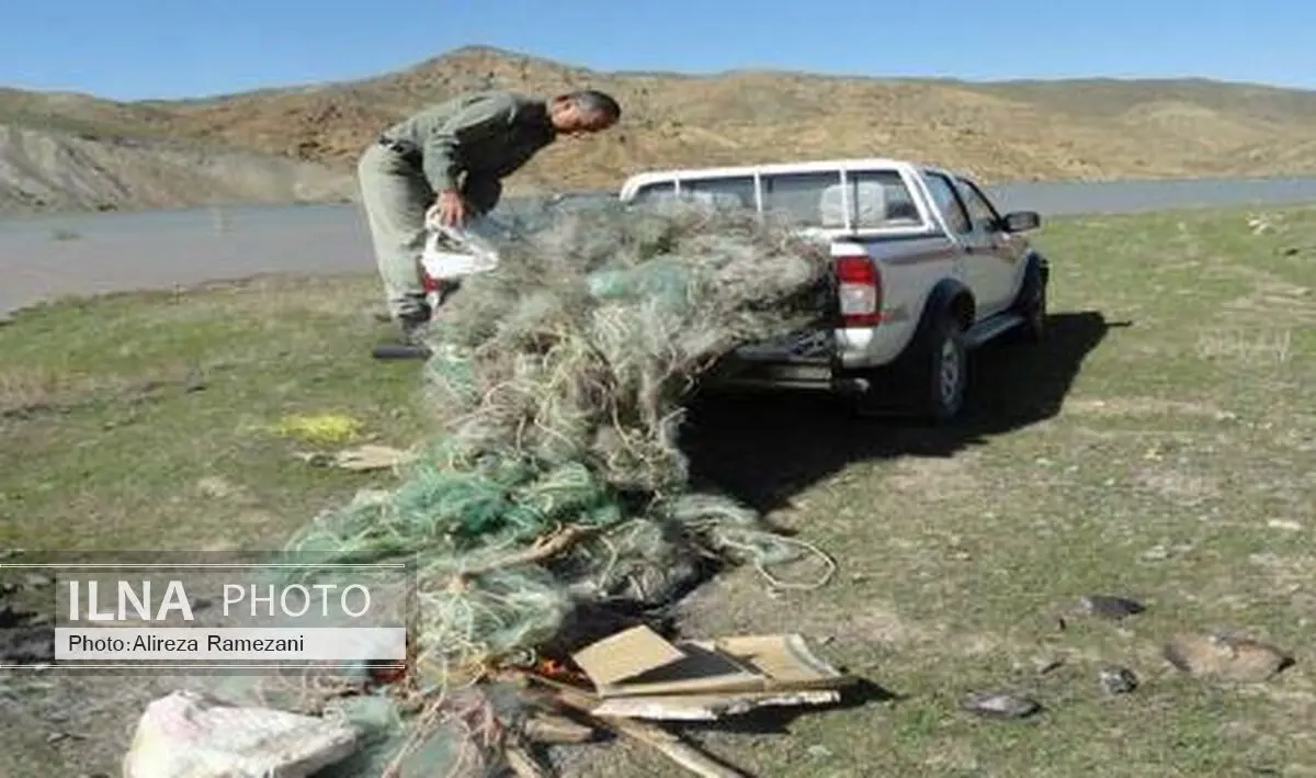 بیش از 1000 متر تور در خوی امحاء شد