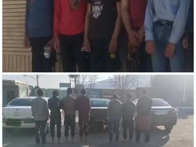 دو خودرو حامل ۱۲ تبعه غیرمجاز در شهرستان لردگان توقیف شد