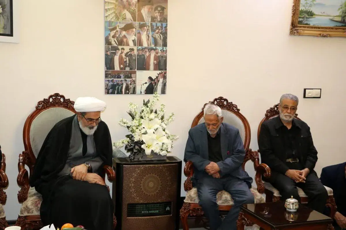 دیدار رئیس سازمان قضایی نیرو‌های مسلح کل کشور با پدر سپهبد شهید سیدعبدالرحیم موسوی